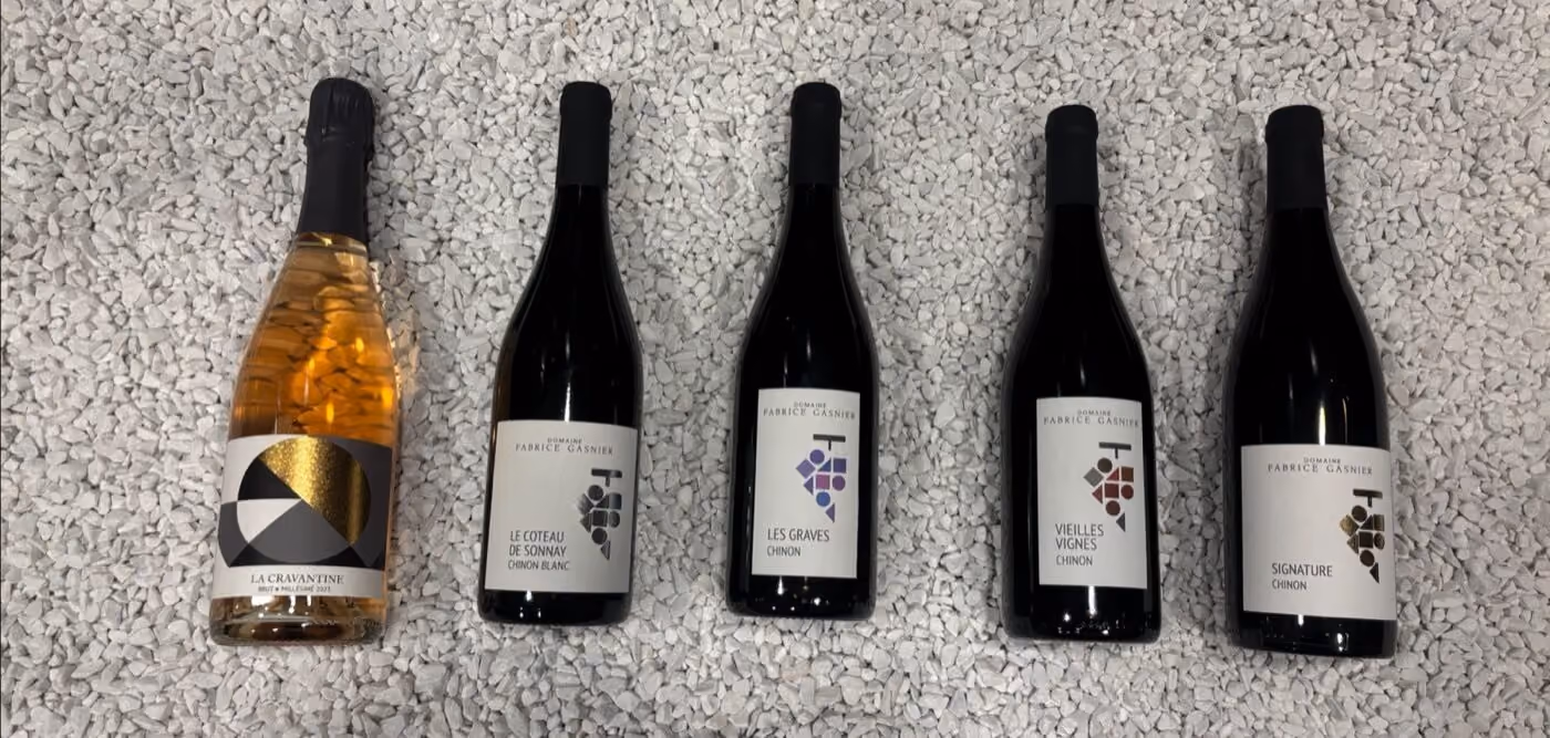 La gamme du Domaine Gasnier : La Cravantine, Le Coteau de Sonnay, Les Graves, Vieilles Vignes et Signature