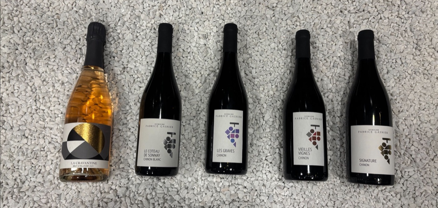La gama del Domaine Gasnier: La Cravantine, Le Coteau de Sonnay, Les Graves, Vieilles Vignes y Signature